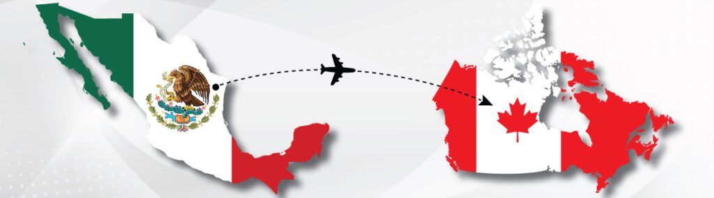 mexicans flying to canada